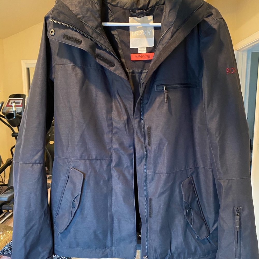 Roxy Black Ski / Snowboard Insulated Jacket. M